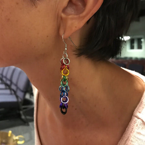 Jangle rainbow earrings